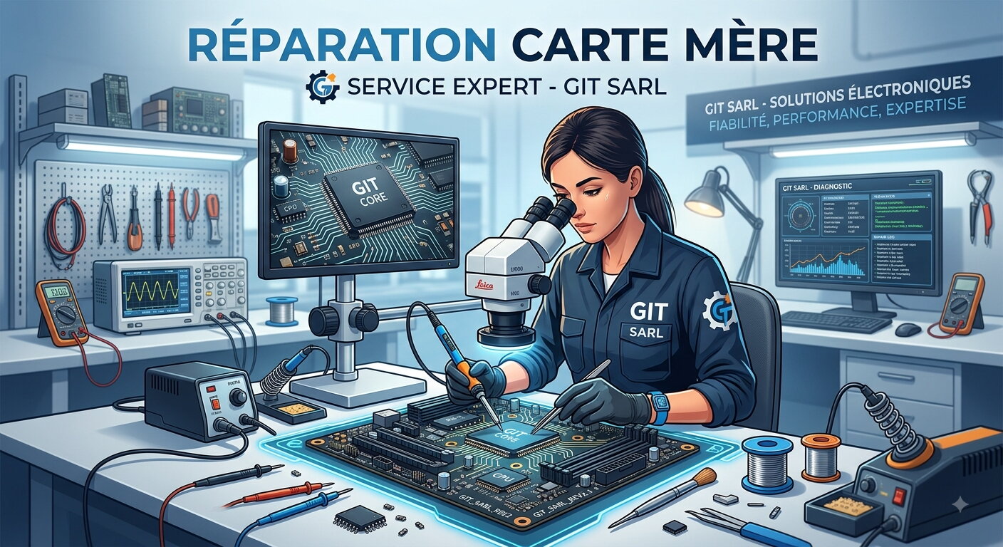 Réparation carte mère