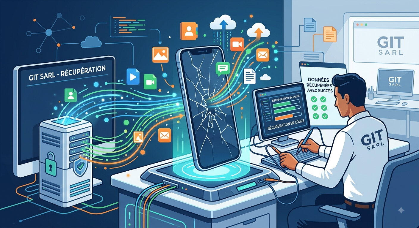 Récupération données mobile