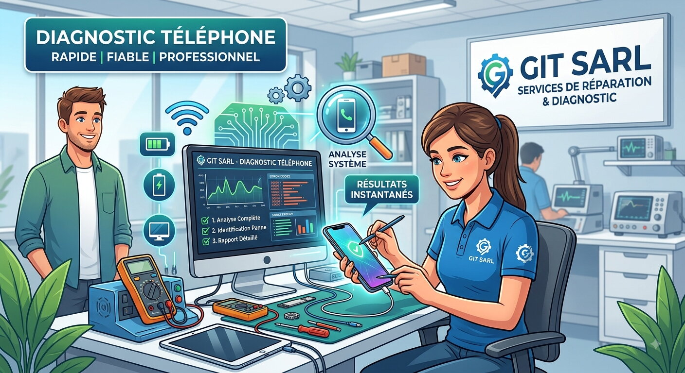 Diagnostic téléphone