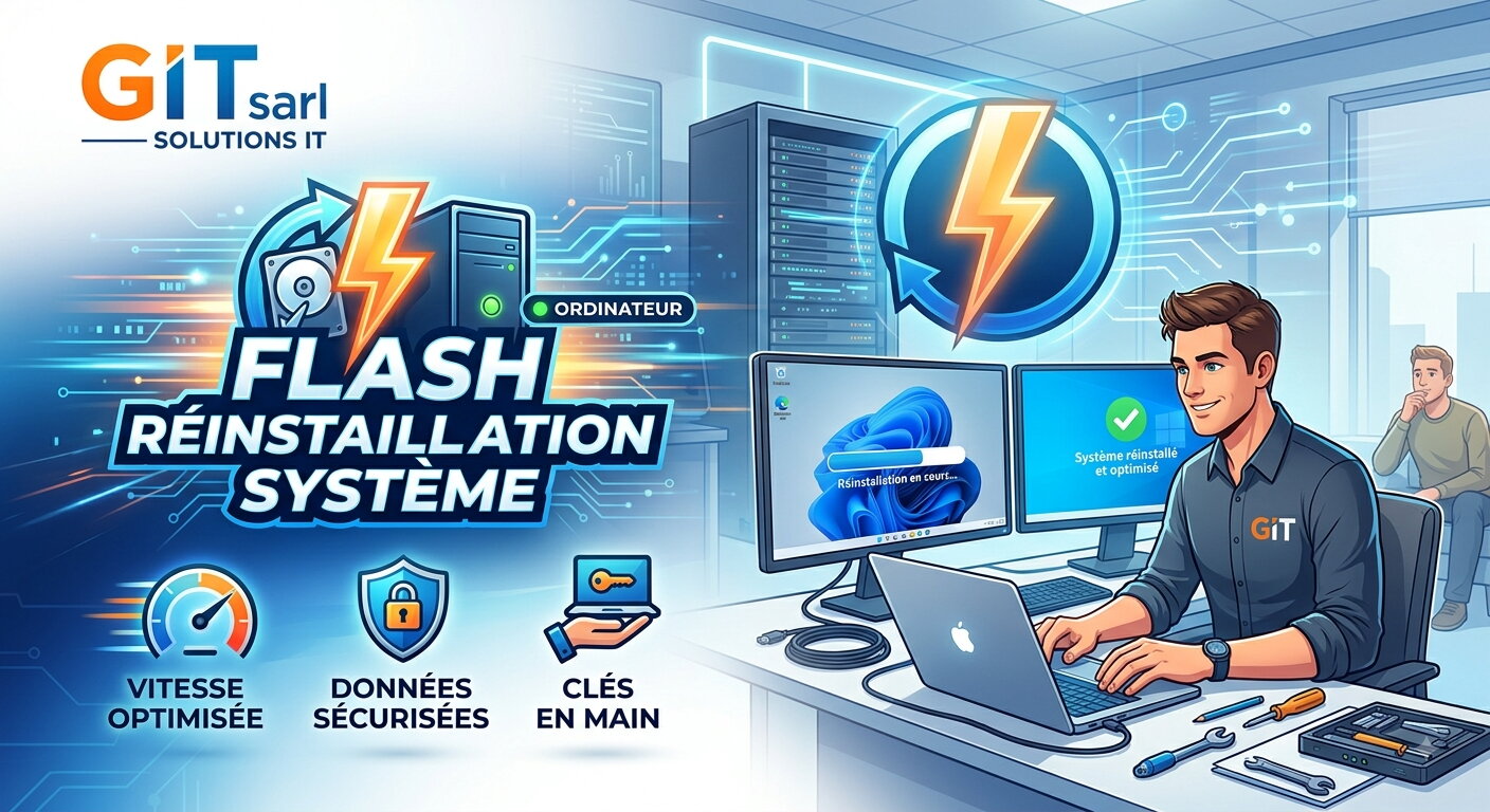 Flash réinstallation système